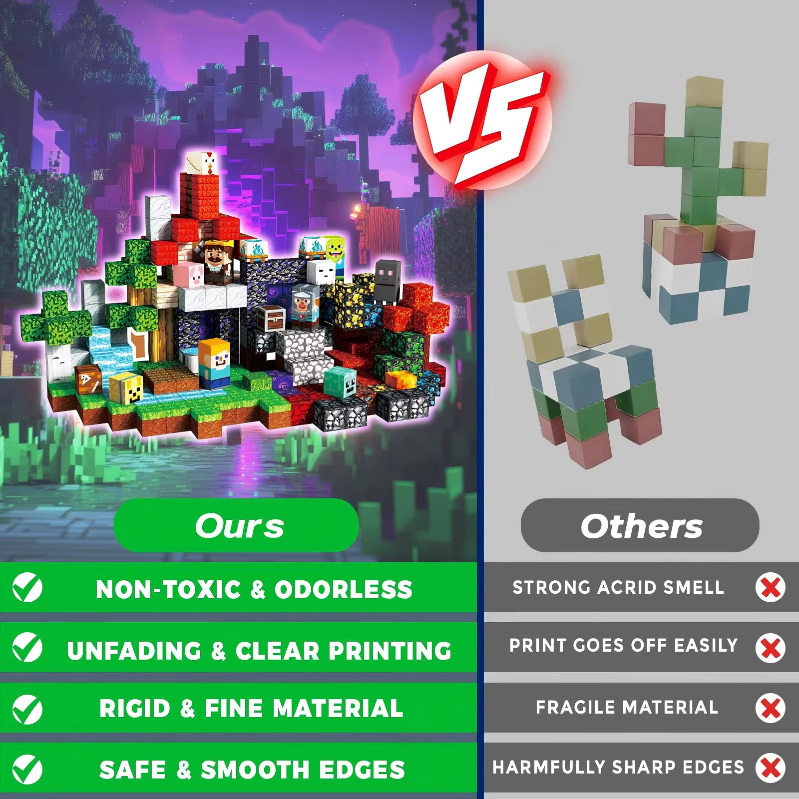 SmartBlocks Magnetic Builder – Forest Edition (300Pcs)