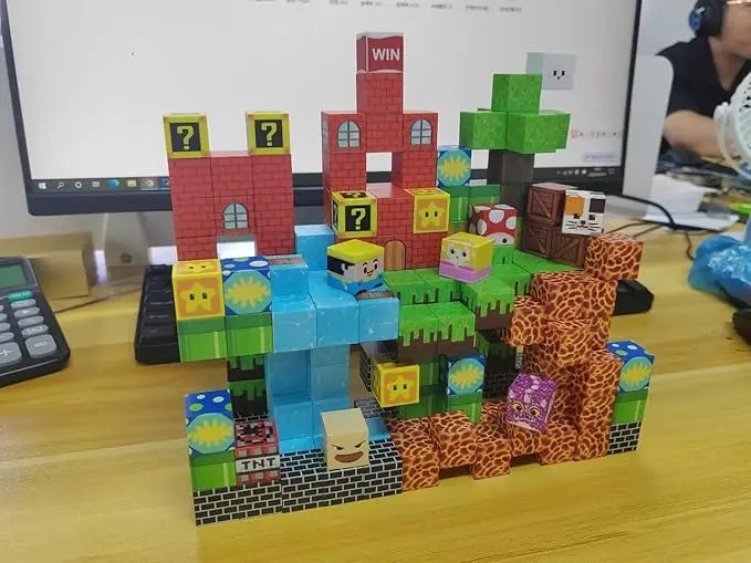 Magnetic Blocks Building Set – STEM Toddler Toy