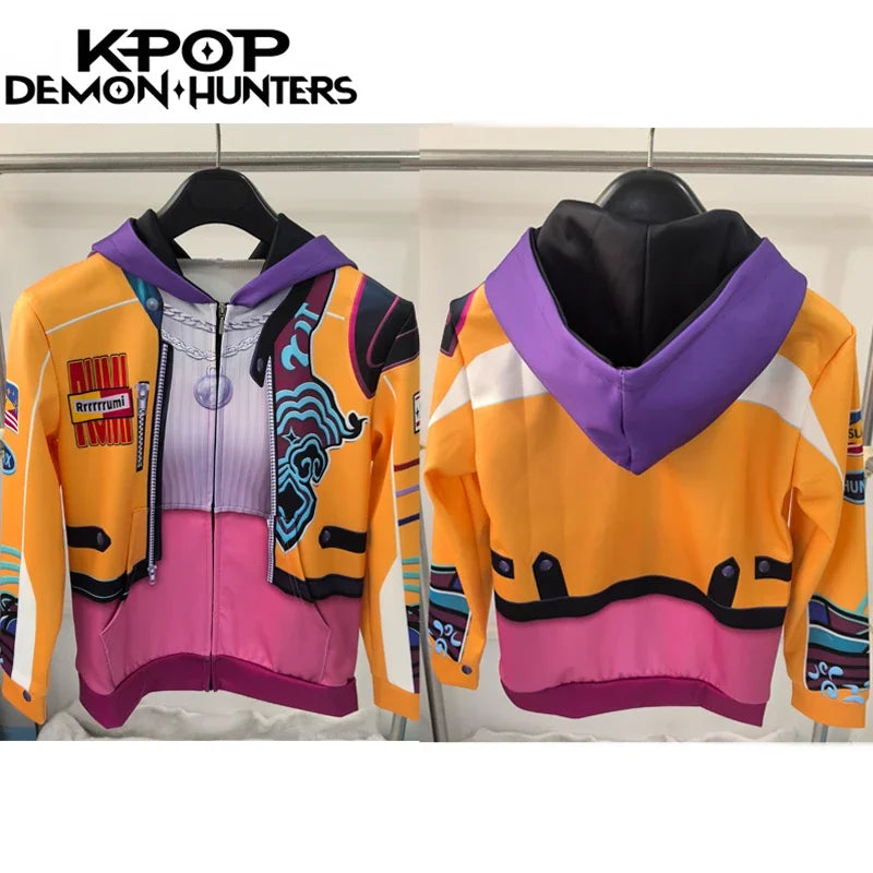 Rumi Demon Hunter 3D Printed Cosplay Hoodie