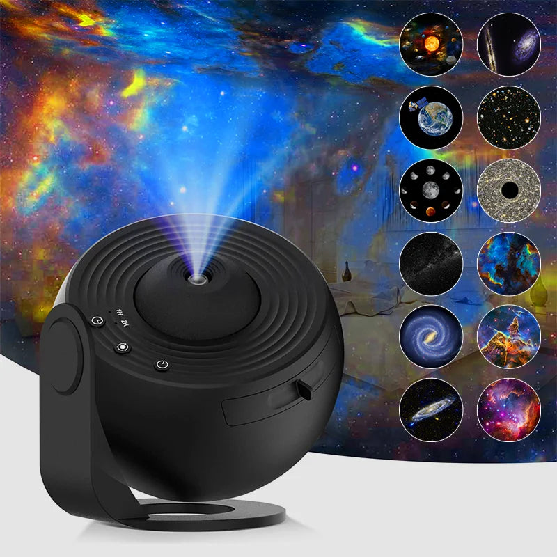 Galaxy Starry Sky Projector – 360° Rotating Night Lamp