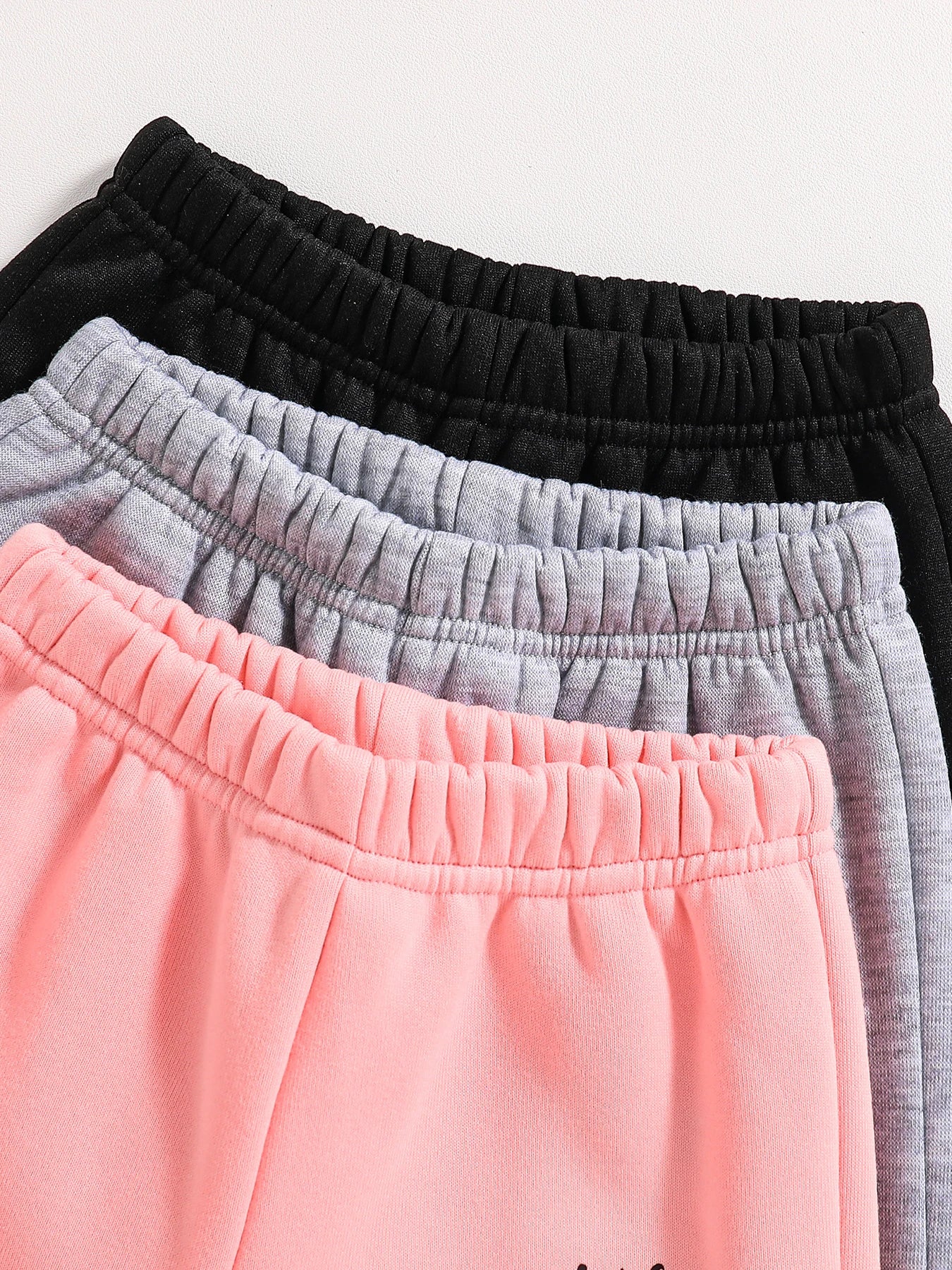 Children’s Casual Knitted Pants Set – 3pcs