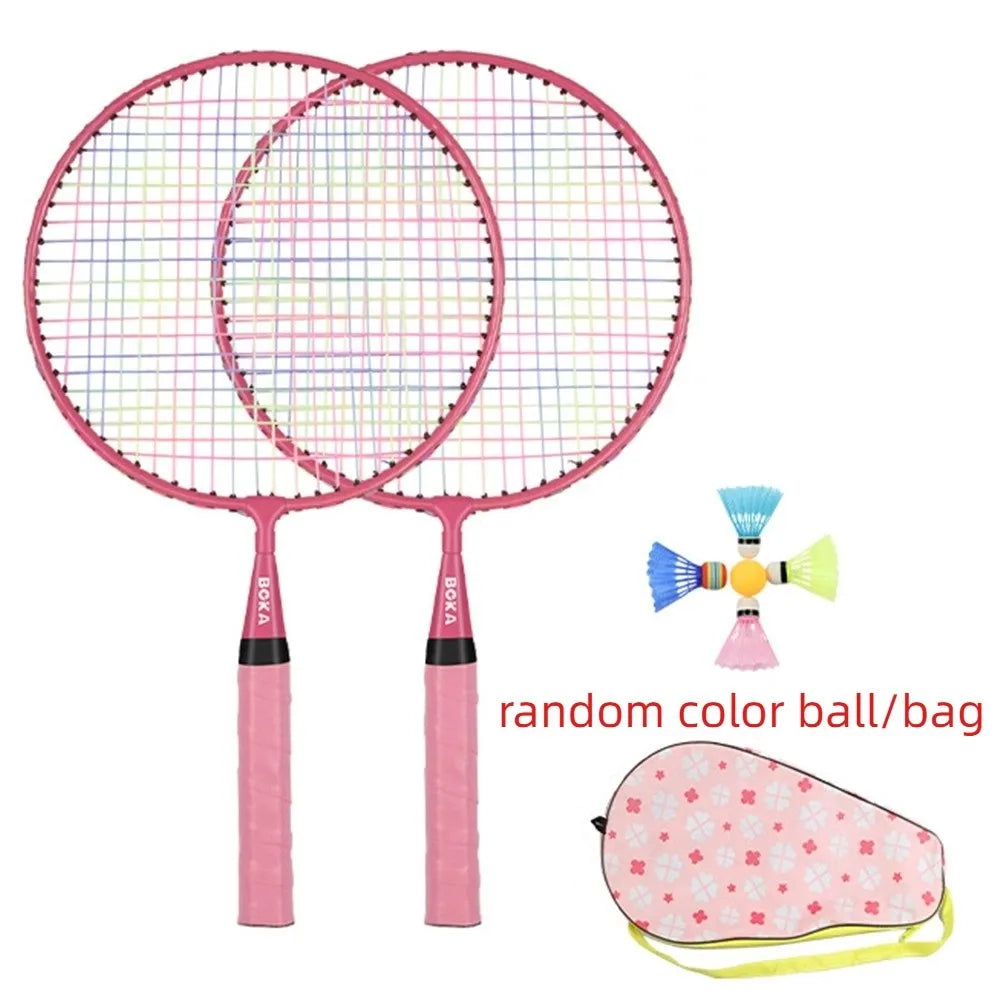 Kids Badminton Racket Set – Lightweight with 5 Balls