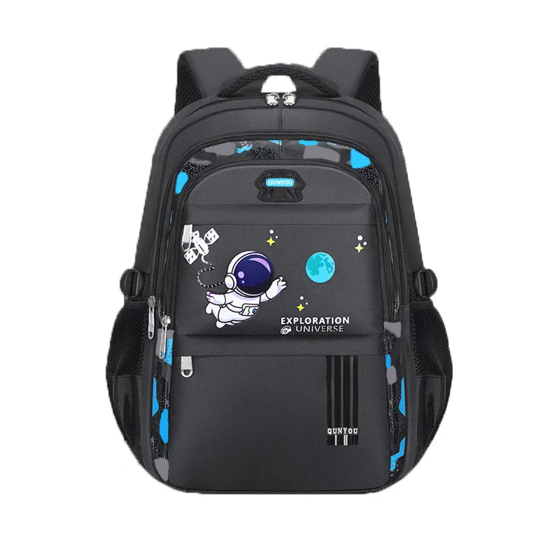 Kids Astronaut School Backpack – Waterproof Book Bag
