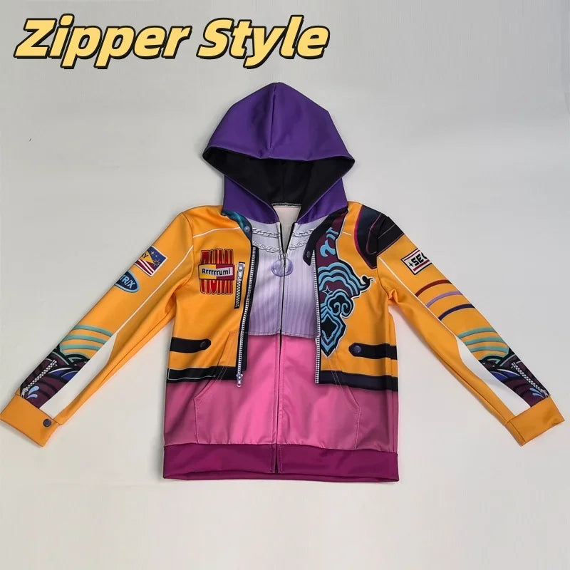 Rumi Demon Hunter 3D Printed Cosplay Hoodie