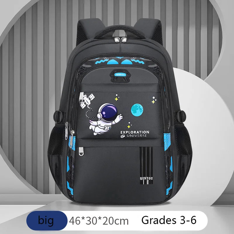 Kids Astronaut School Backpack – Waterproof Book Bag