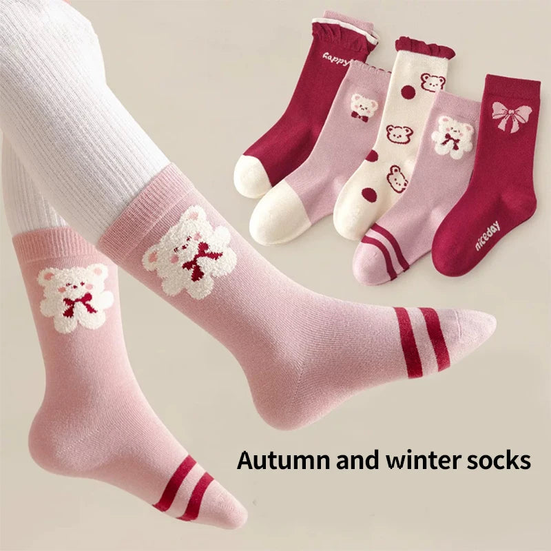 Soft & Comfortable Kids’ Mid-Calf Socks