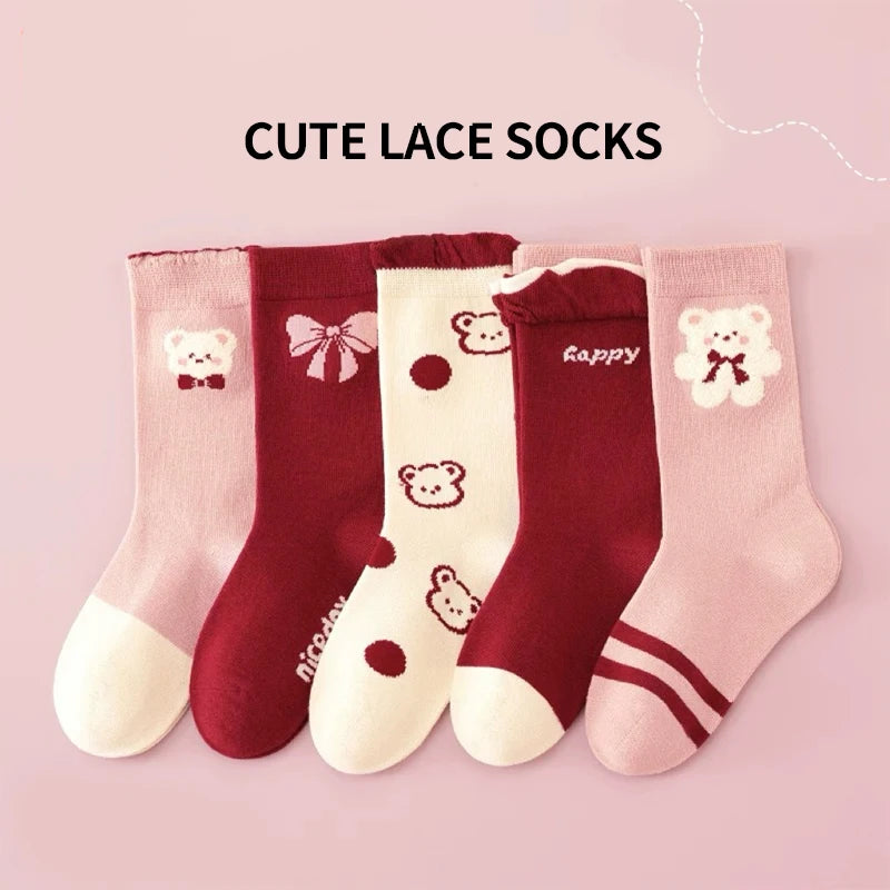 Soft & Comfortable Kids’ Mid-Calf Socks