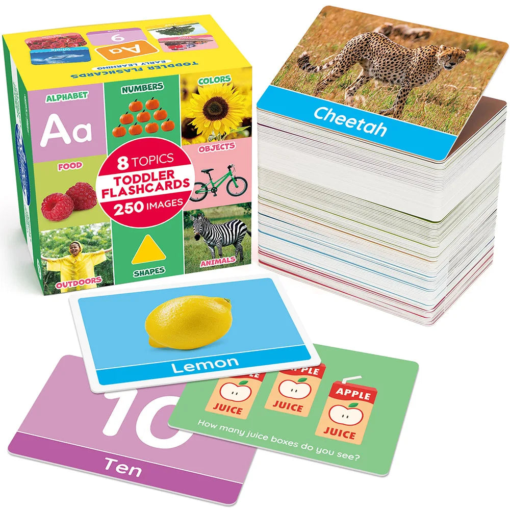 Toddlers Learning Flashcards – Preschool Activity Gift