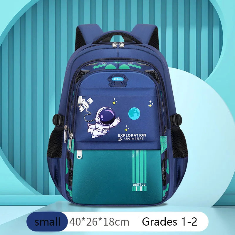 Kids Astronaut School Backpack – Waterproof Book Bag