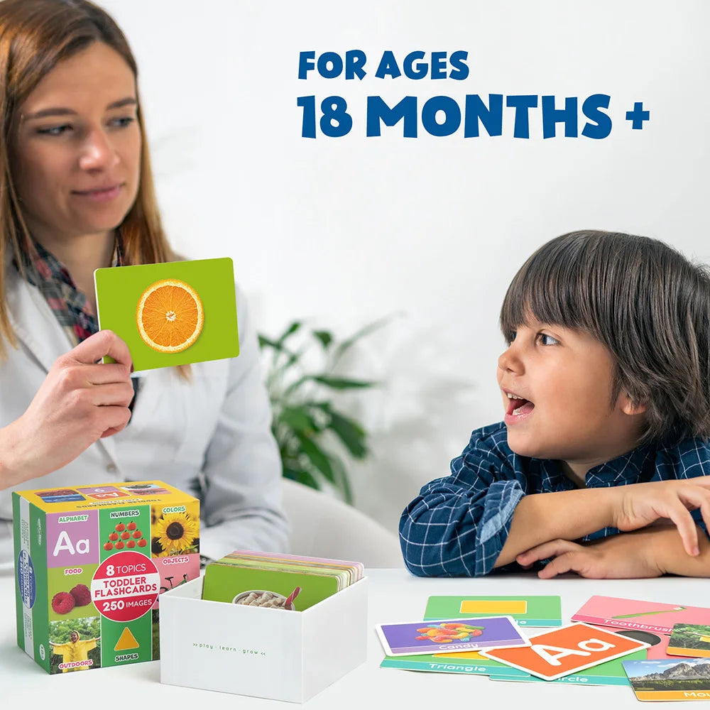 Toddlers Learning Flashcards – Preschool Activity Gift
