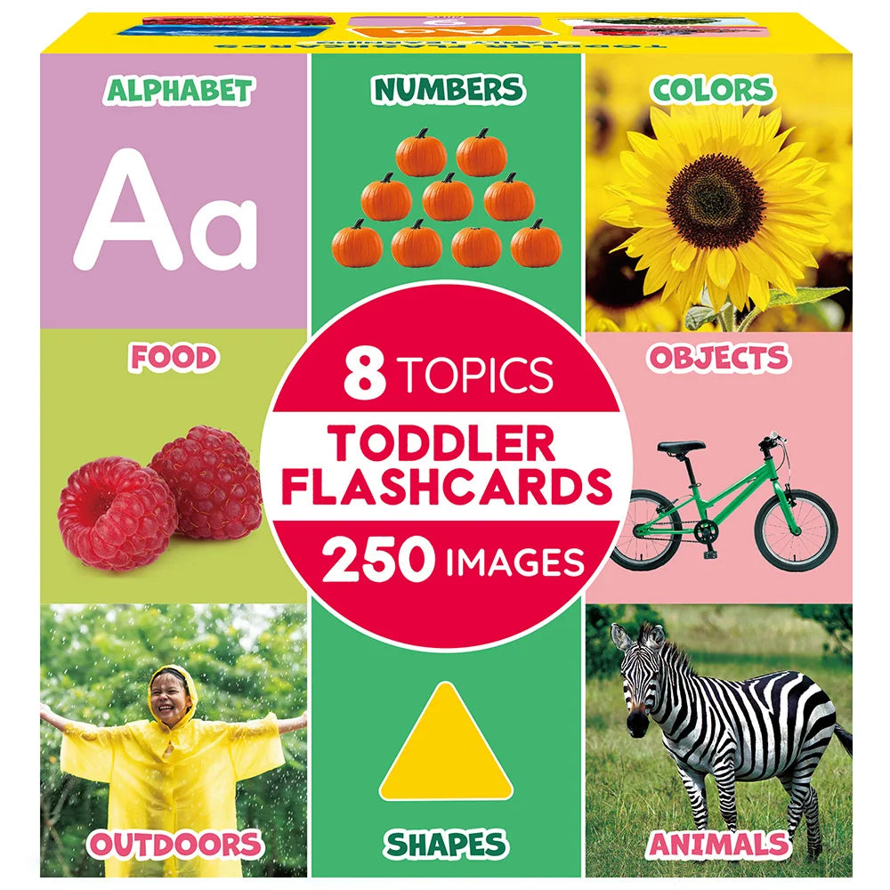 Toddlers Learning Flashcards – Preschool Activity Gift