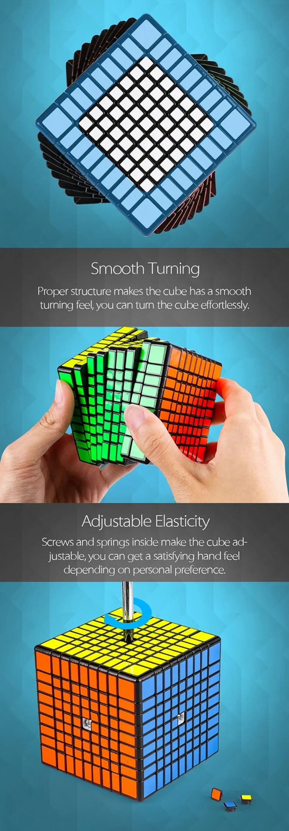 MOYU Meilong 9x9–13x13 Speed Cube Puzzle