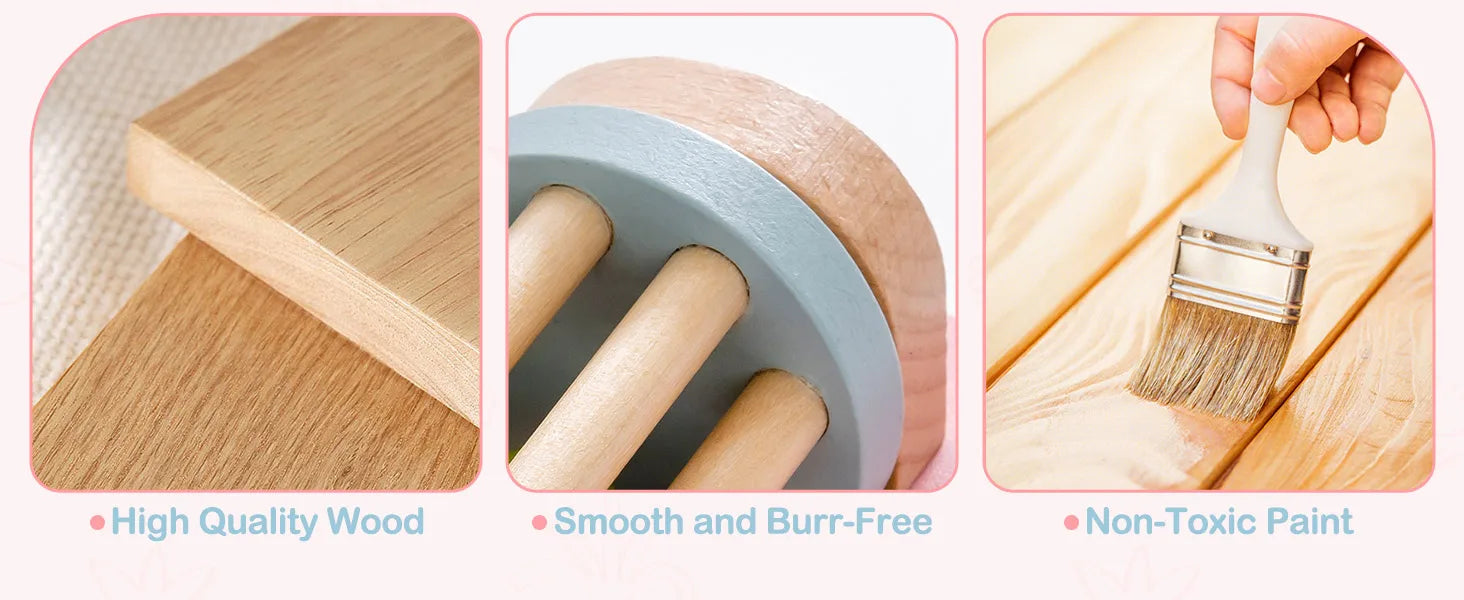 Robotime Robud Wooden Busy Board – Montessori Learning Toy