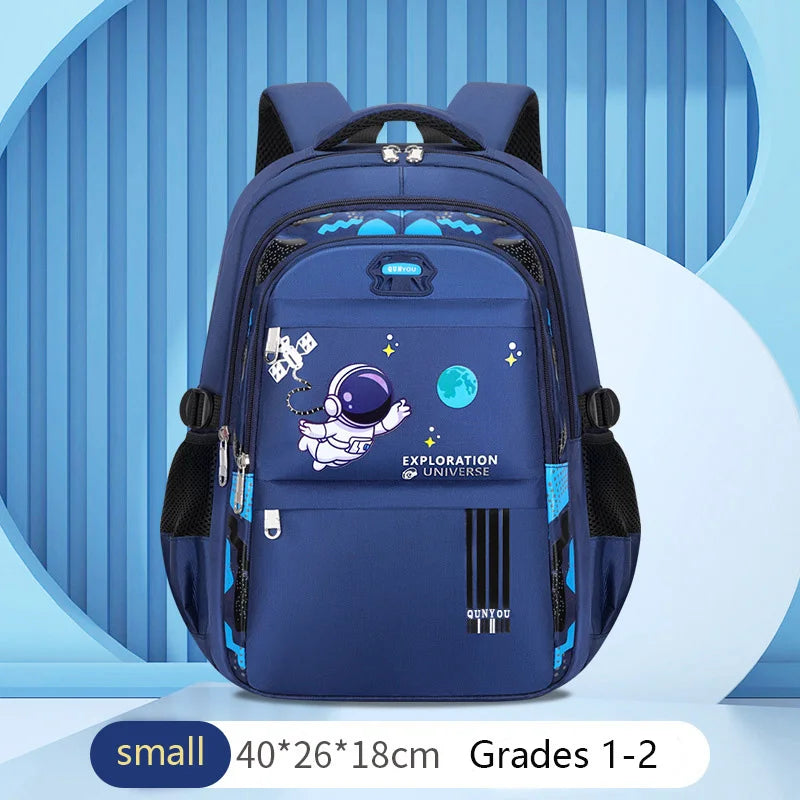 Kids Astronaut School Backpack – Waterproof Book Bag