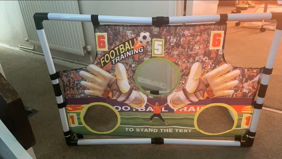 This is great for indoor or outdoor play. It comes with a softball and is great for all the family to get involved and enjoy