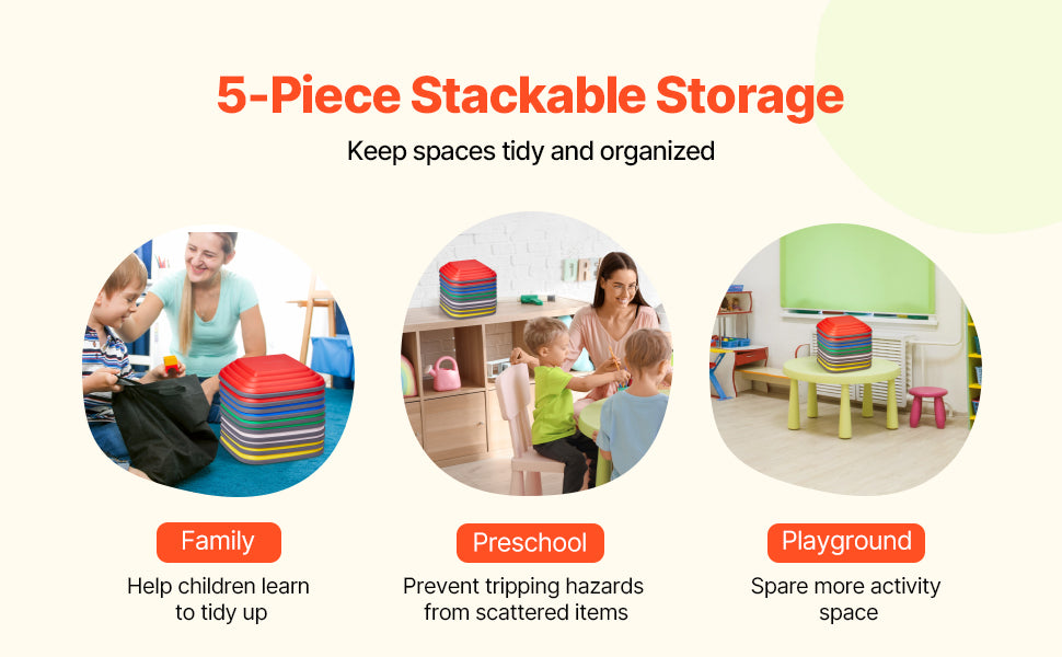 10PCS Kids Balance Stepping Stones – Coordination Toy